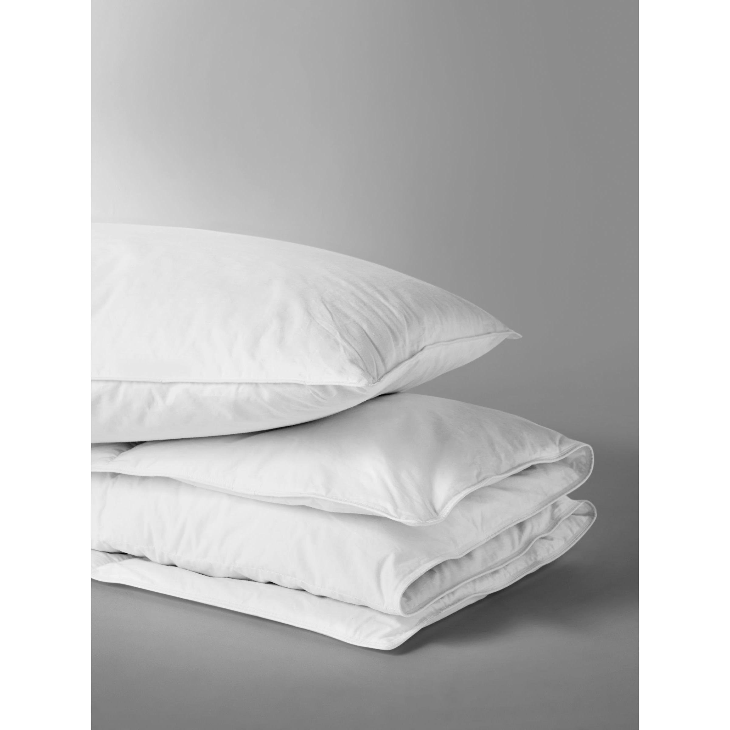 John Lewis Children's Duck Feather and Down Single Duvet and Pillow Set, 4.5 Tog - image 1