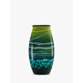 Poole Pottery Maya Manhattan Vase, H36cm, Green