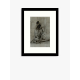 Ethan Harper - 'Classic Figure Study II' Framed Print & Mount, 63.5 x 53.5cm, Black/White - thumbnail 1