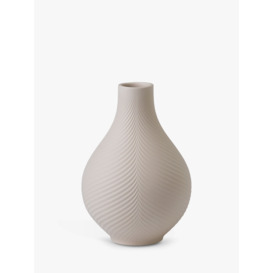 Wedgwood Jasper Folia Bulb Vase, H24cm, Powder Pink