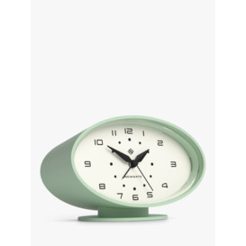 Newgate Clocks Ronnie Silent Sweep Oval Analogue Alarm Clock - thumbnail 2
