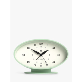 Newgate Clocks Ronnie Silent Sweep Oval Analogue Alarm Clock - thumbnail 1