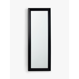 John Lewis ANYDAY Classic Leaner / Wall Mirror, 140 x 50cm, Black - thumbnail 1