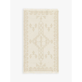 John Lewis ANYDAY Indoor & Outdoor Medallion Rug, Ivory - thumbnail 1