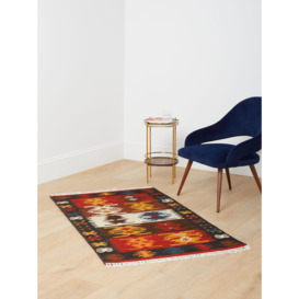 John Lewis Ikat Kelim Rug, Multi, L150 x W90cm - thumbnail 2