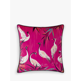 Sara Miller Herons Cushion, Pink - thumbnail 1