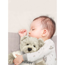 Babyblooms Personalised Berkeley Bear Soft Toy with Bear House Box, Light Pink - thumbnail 2