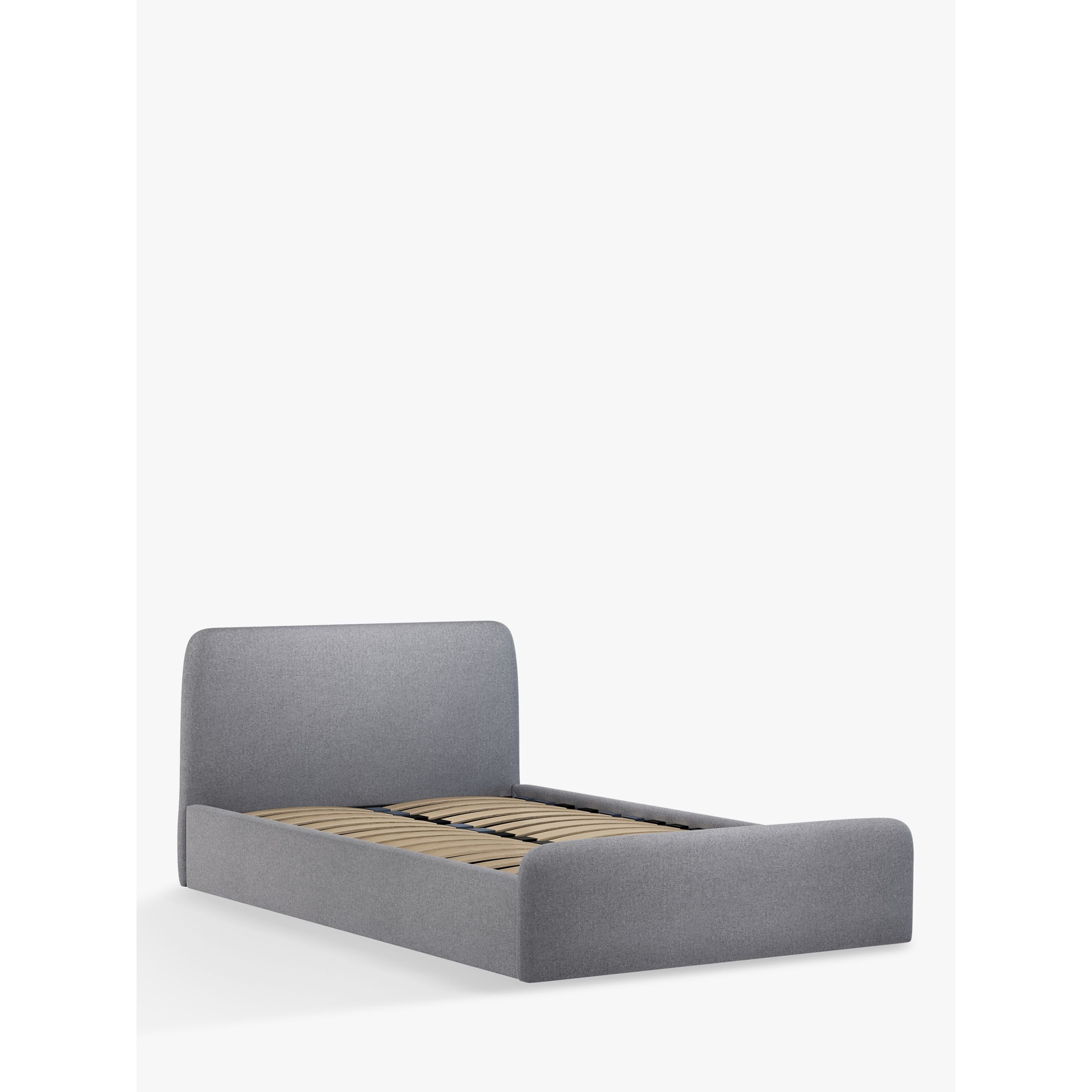 John Lewis ANYDAY Bonn Ottoman Storage Upholstered Bed Frame, Double, Saga Grey