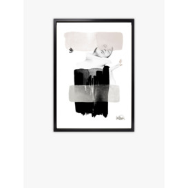 Anna Bulow - 'Symphony Of Now' Limited Edition Framed Print, 75 x 55cm, Black