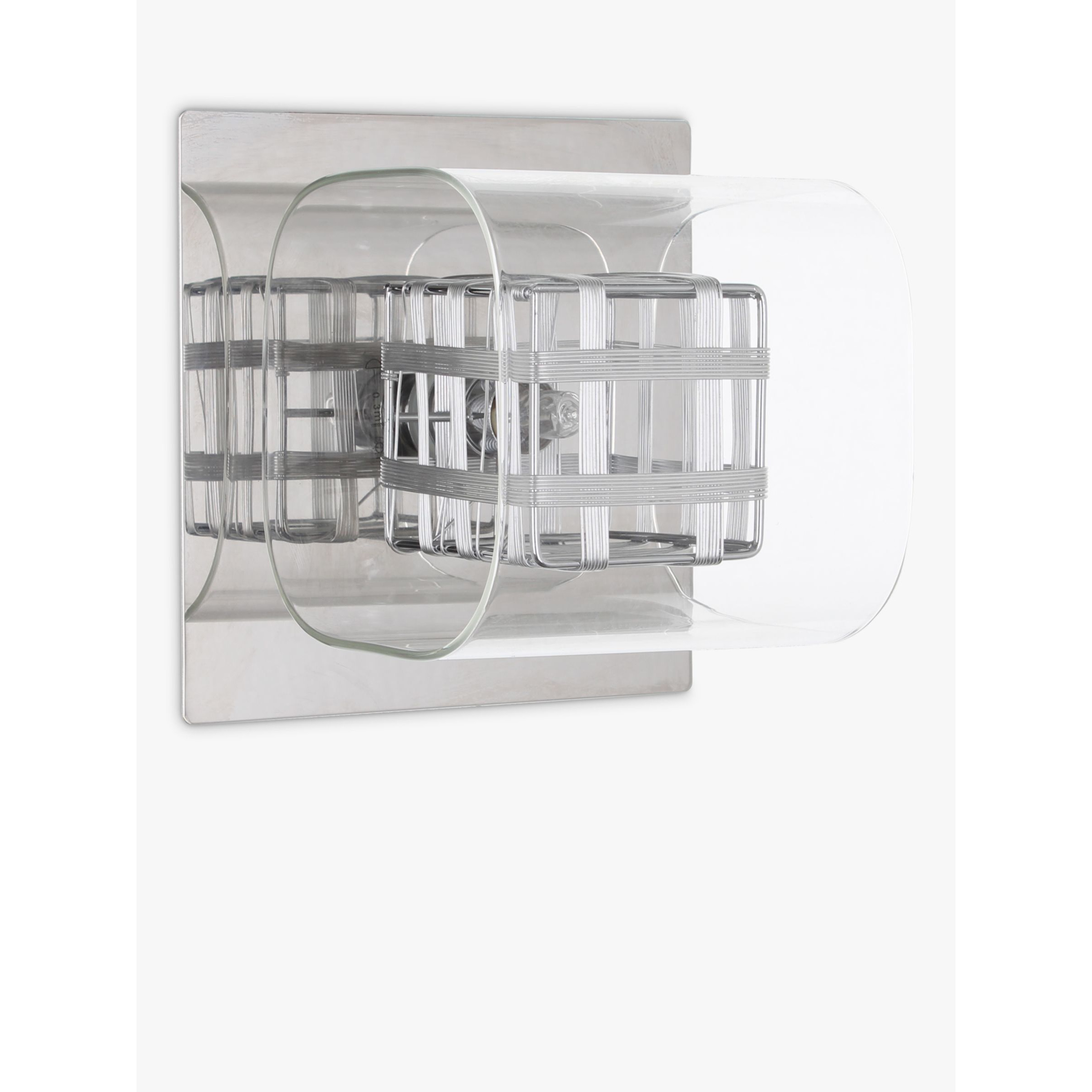 Impex Avignon Glass Cube Wall Light - image 1