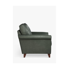 John Lewis Charlotte High Back Medium 2 Seater Leather Sofa, Dark Leg - thumbnail 3