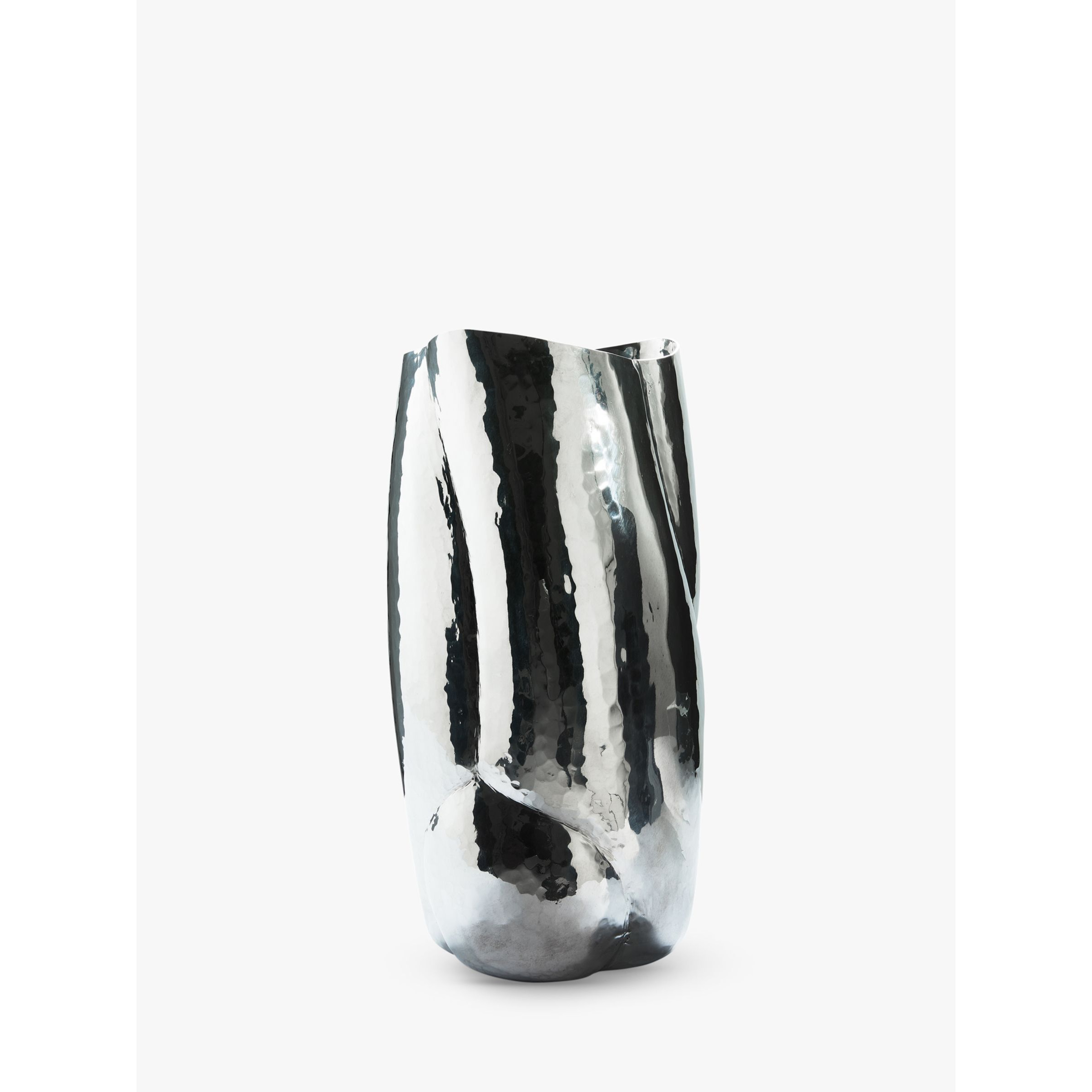 Tom Dixon Cloud Vase, H43.5cm, Silver - image 1