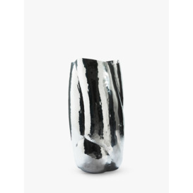 Tom Dixon Cloud Vase, H43.5cm, Silver - thumbnail 1