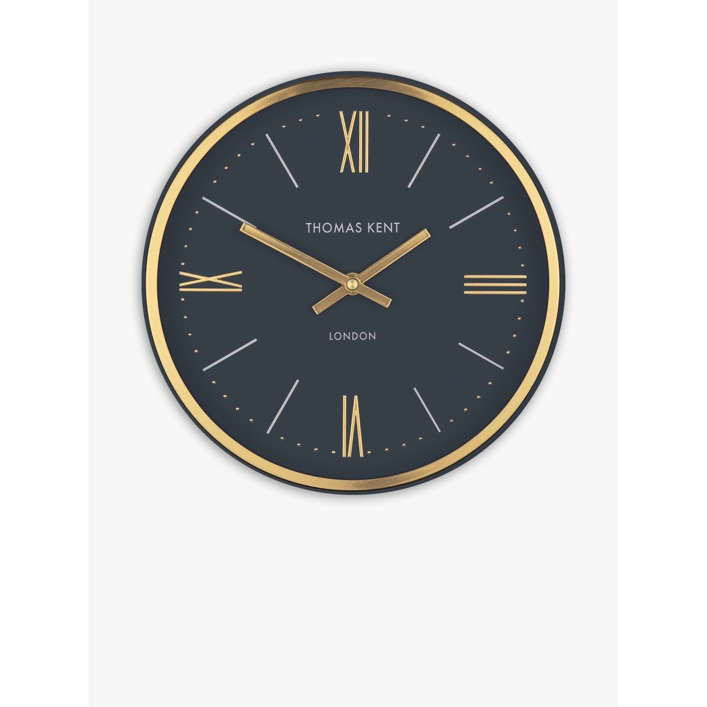 Thomas Kent Hampton Roman Numeral Wall Clock, 26cm - image 1
