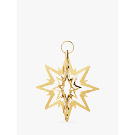 Georg Jensen Gold-Plated Star Christmas Tree Top Decoration, Small - thumbnail 2