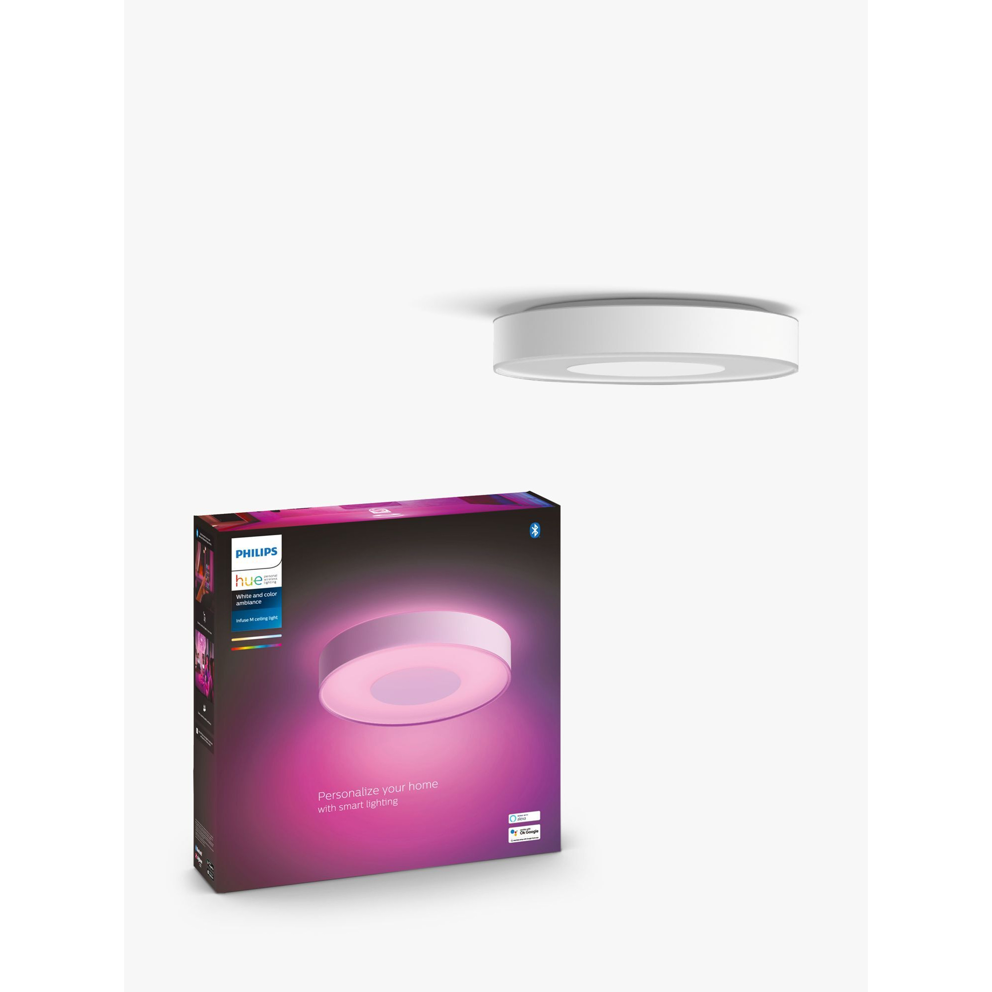 Philips Hue Infuse LED Smart Semi Flush Ceiling Light - image 1