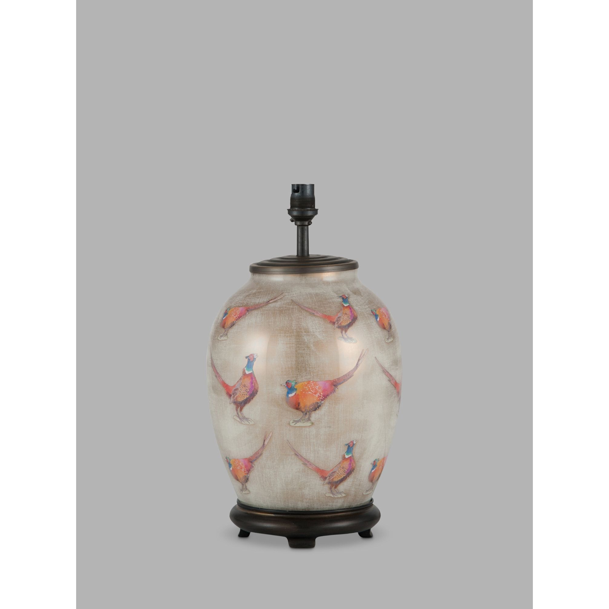 Jenny Worrall Pheasant Glass Lamp Base, Medium, Natural, H34.5cm - image 1