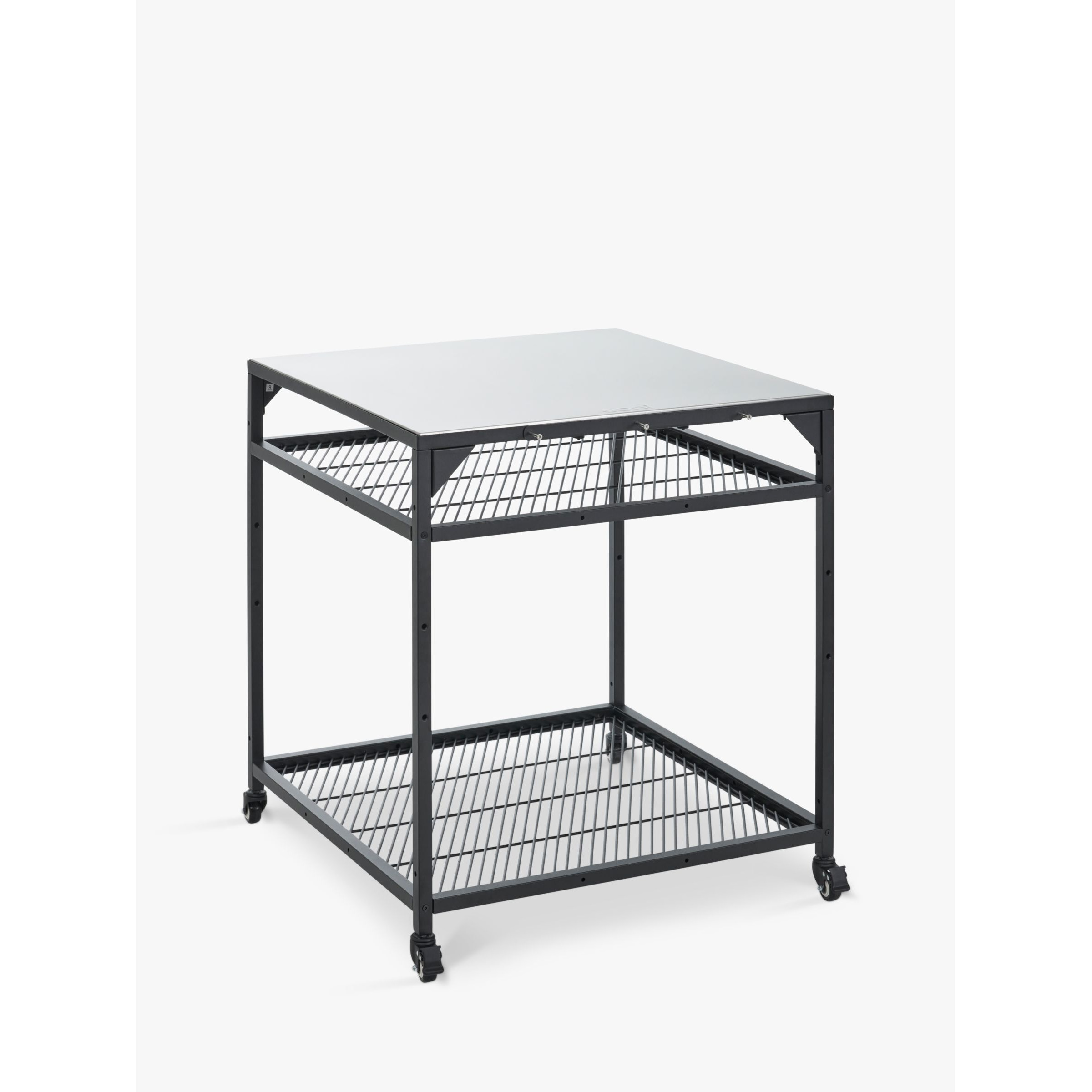 Ooni Large Modular Outdoor Kitchen Table/BBQ Trolley, Black