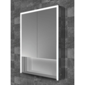 John Lewis Shelf Double Mirrored and Illuminated Bathroom Cabinet - thumbnail 1