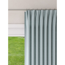 John Lewis Textured Weave Recycled Polyester Thermal Lined Pencil Pleat Door Curtain - thumbnail 2