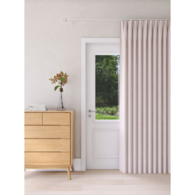 John Lewis Textured Weave Recycled Polyester Thermal Lined Pencil Pleat Door Curtain - thumbnail 1