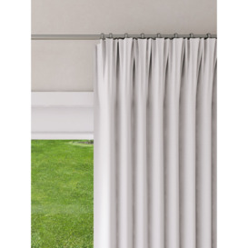 John Lewis Textured Weave Recycled Polyester Thermal Lined Pencil Pleat Door Curtain - thumbnail 2