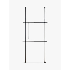 Wenko Single Hercules Clothes Stand, Black - thumbnail 2
