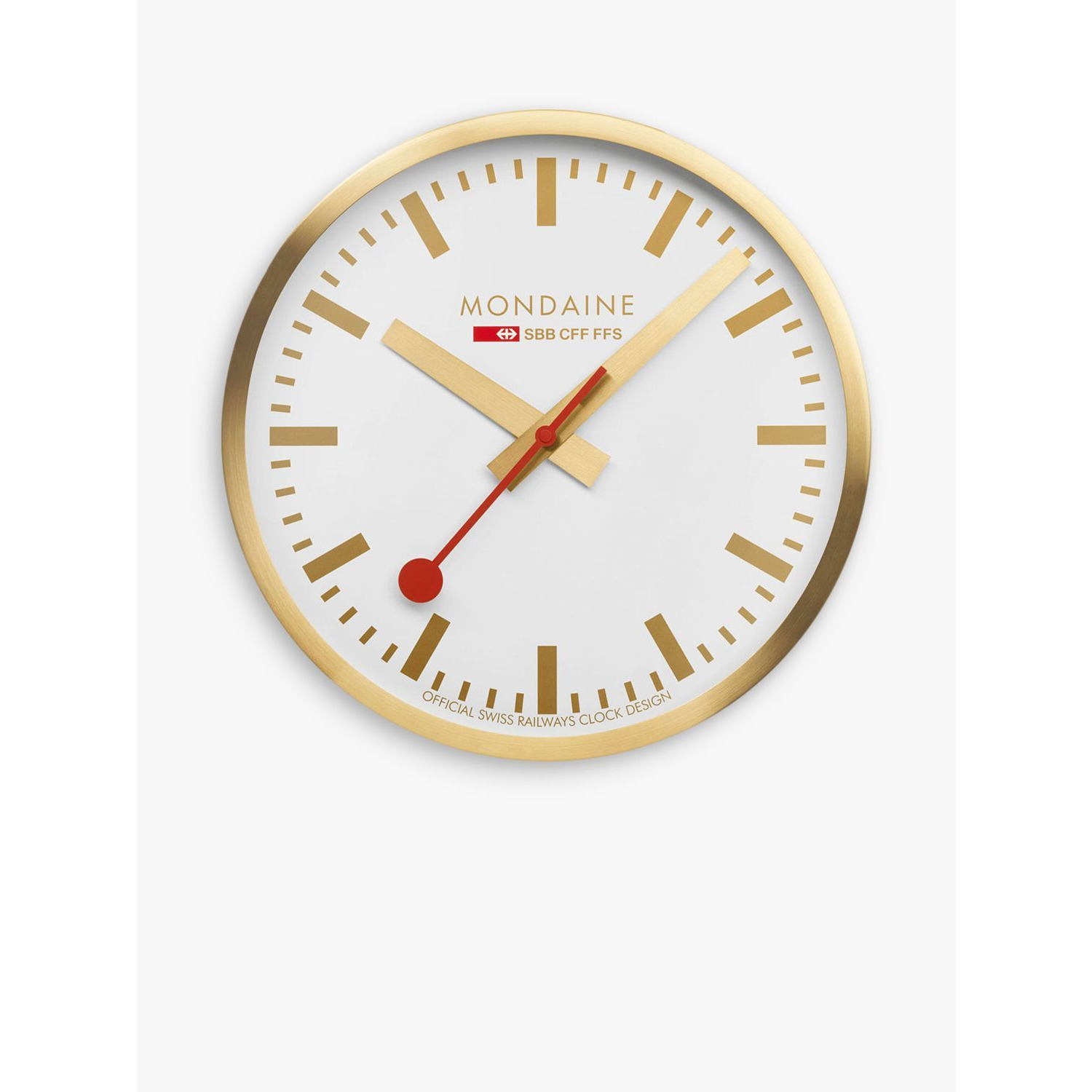 Mondaine Official Swiss Railways Wall Clock - image 1