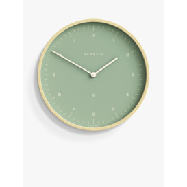 Newgate Clocks Mr Clarke Analogue Wall Clock, 40.5cm, Bubble Green