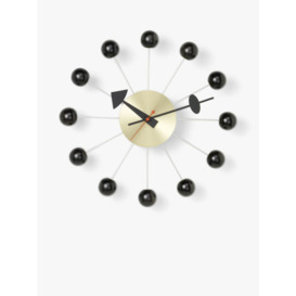 Vitra George Nelson Ball Analogue Wall Clock, 33cm, Black