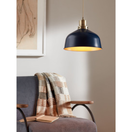 John Lewis Industrial Dome Easy-to-Fit Ceiling Shade - thumbnail 2