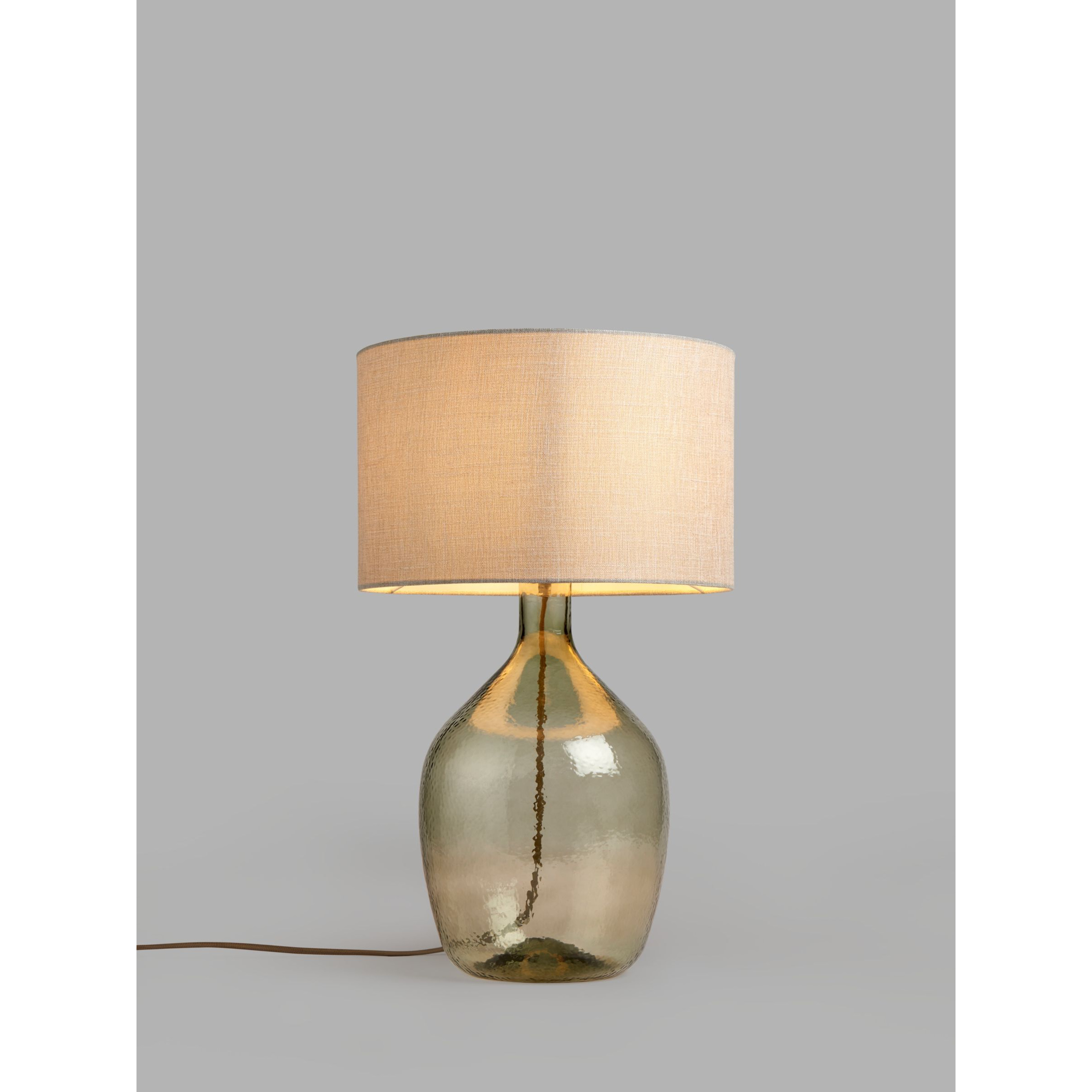 John Lewis Textured Glass Table Lamp - image 1