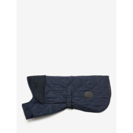 Barbour Quilted Dog Coat, Navy - thumbnail 1