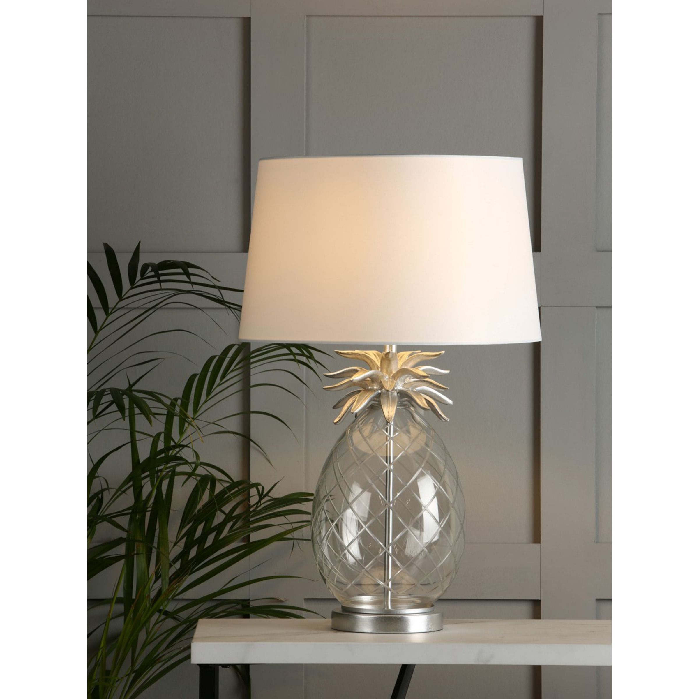 Laura Ashley Pineapple Glass Large Table Lamp - image 1