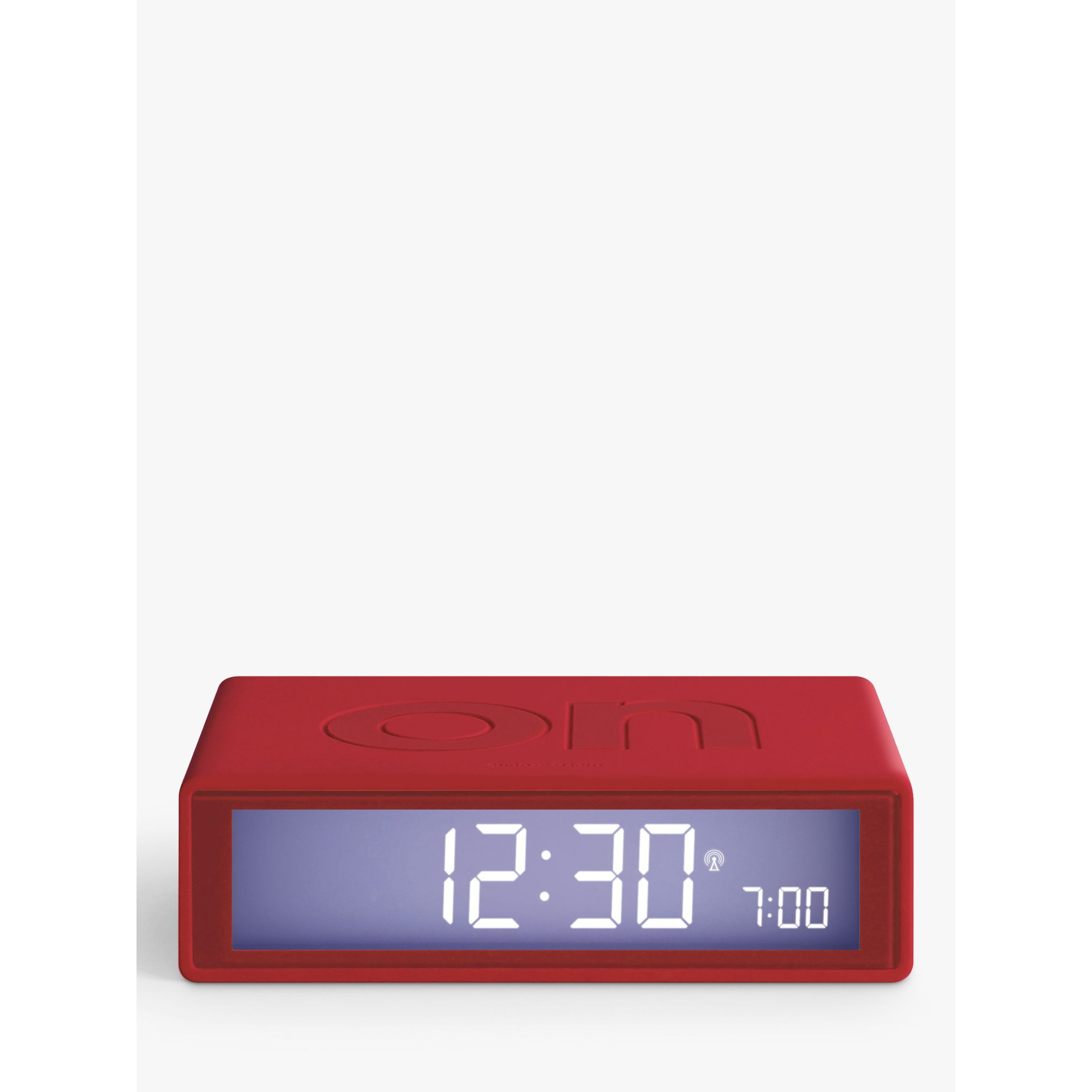 Lexon Flip+ Radio Controlled LCD Digital Alarm Clock - image 1