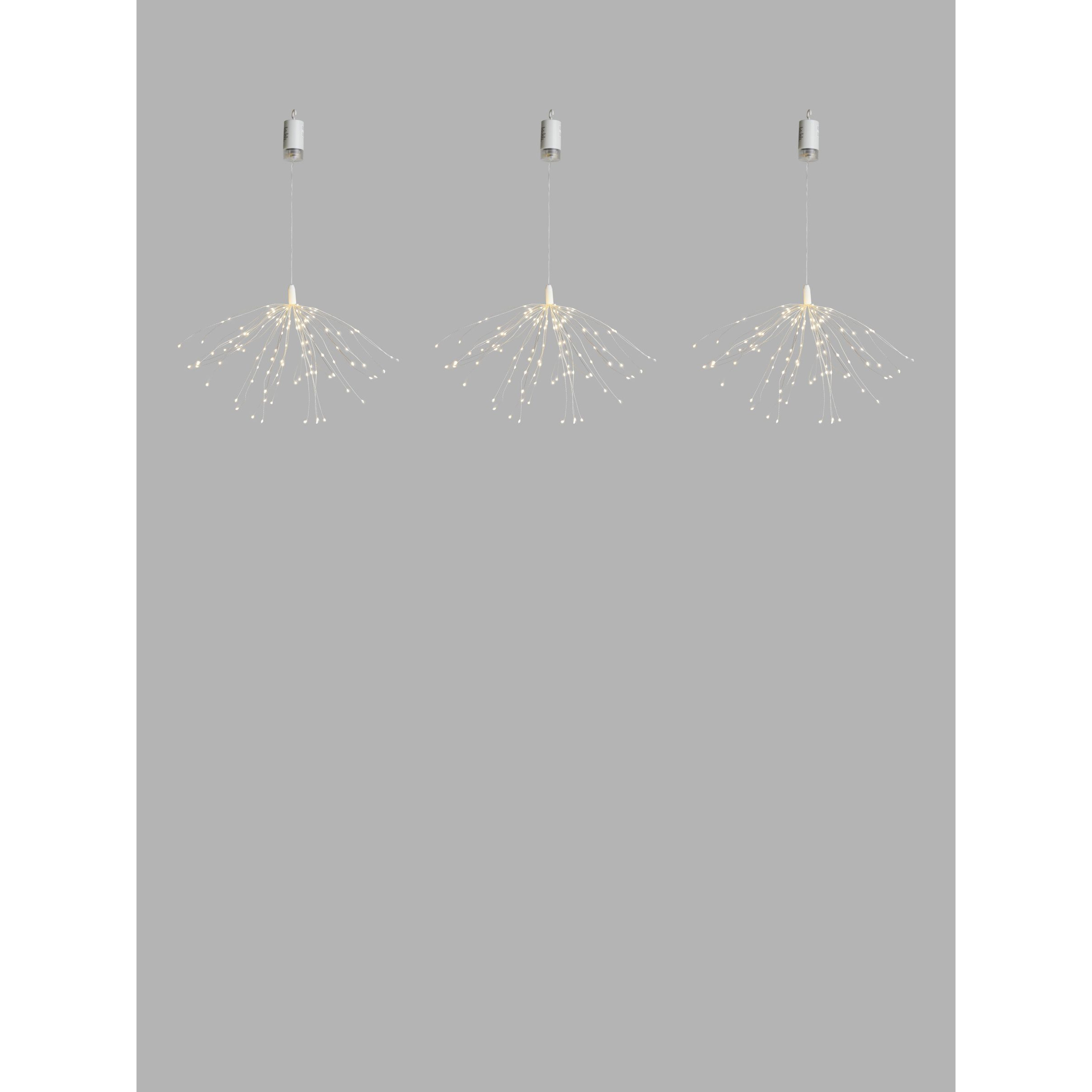 John Lewis Sparkle Hanging Outdoor Lights, Set of 3 - image 1