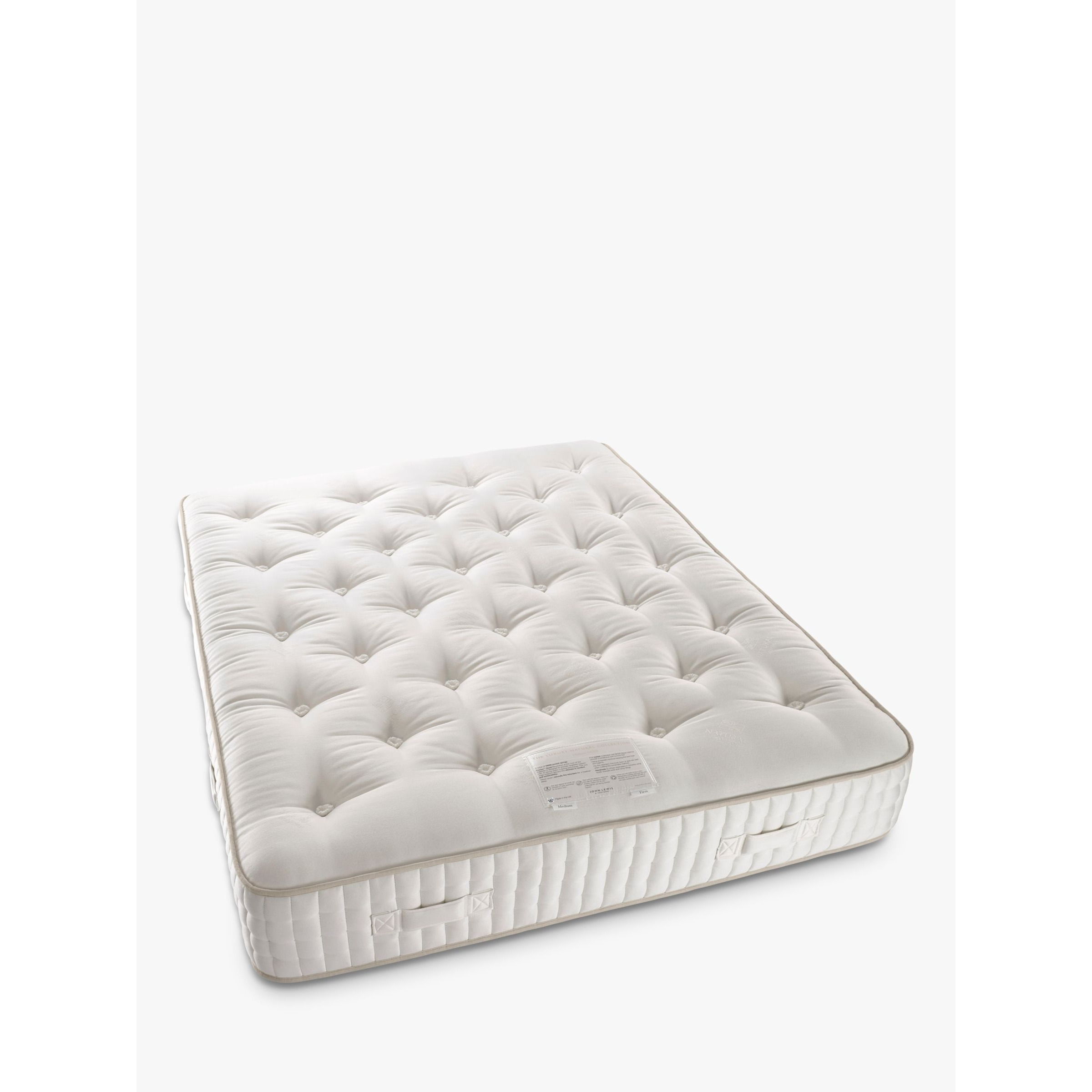 John Lewis Luxury Natural Collection Mohair 14000, Small Double, Regular Tension Pocket Spring Mattress - image 1