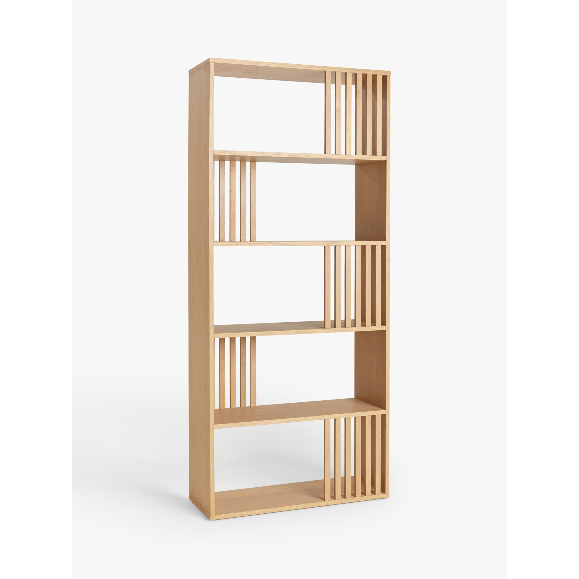 John Lewis ANYDAY Line Bookcase, Natural - image 1