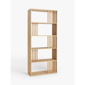 John Lewis ANYDAY Line Bookcase, Natural - thumbnail 1