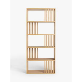 John Lewis ANYDAY Line Bookcase, Natural - thumbnail 2