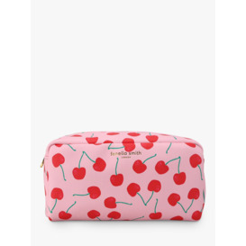 Fenella Smith Cherries Recycled Box Wash Bag, Pink - thumbnail 1