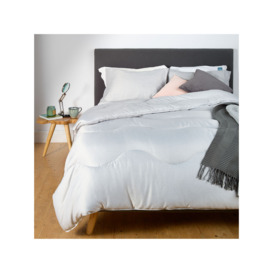 The Fine Bedding Company Night Owl Herringbone Coverless Duvet, 4.5 Tog - thumbnail 1
