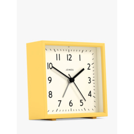 Jones Clocks Disc Square Analogue Alarm Clock - thumbnail 2