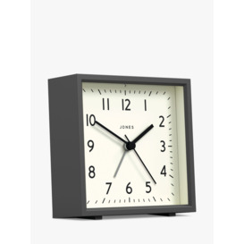 Jones Clocks Disc Square Analogue Alarm Clock - thumbnail 2