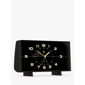 Newgate Clocks Wideboy Retro Silent Sweep Analogue Alarm Mantel Clock, 20.5cm - thumbnail 2