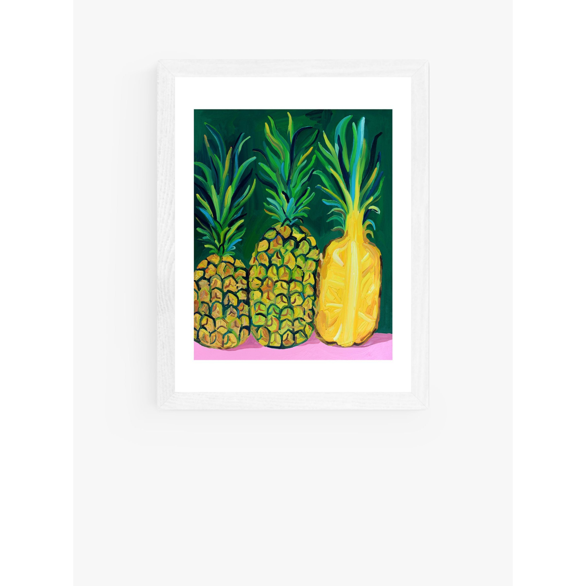 EAST END PRINTS Alice Straker 'Pineapples' Framed Print - image 1