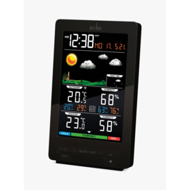 Acctim Ermir LCD Digital Weather Station Clock, Grey - thumbnail 1