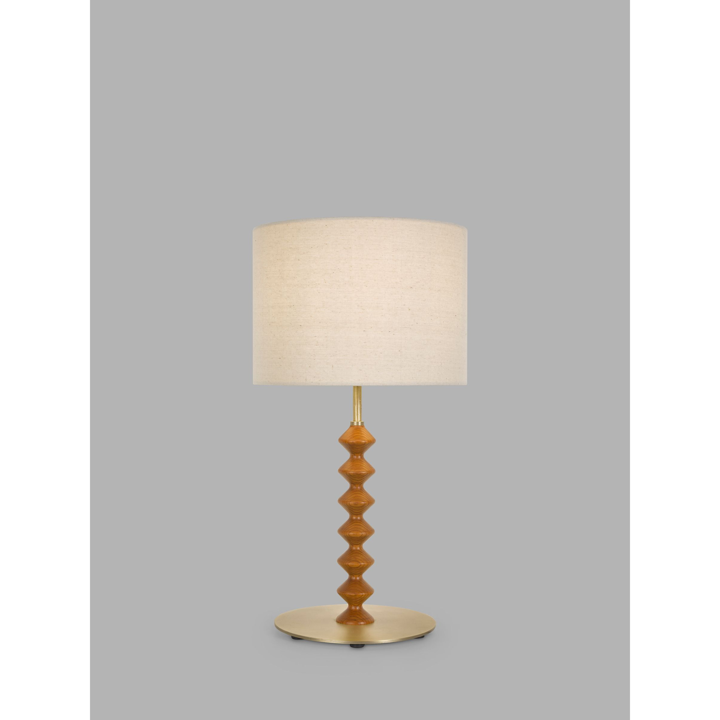 Swoon Franklin Table Lamp, Antique Brass/Walnut Stained Ash - image 1