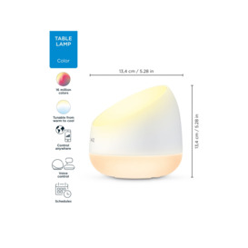 WiZ Squire LED Plug & Play Portable Table Lamp, Full Colour - thumbnail 2