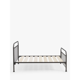 Wrought Iron And Brass Bed Co. Edward Iron Bed Frame, Double, Bronze - thumbnail 2